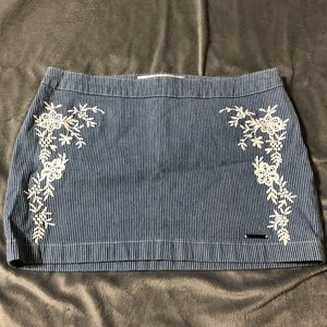 Abercrombie and Fitch Striped Mini Skirt